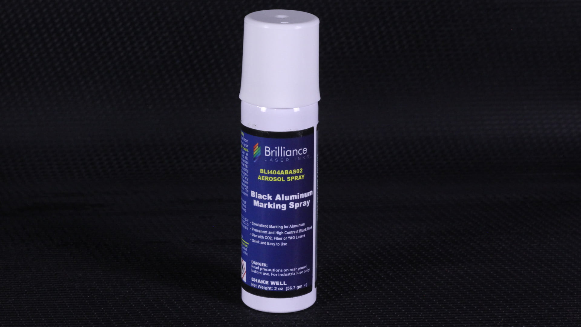 Brilliance black aluminum marking spray