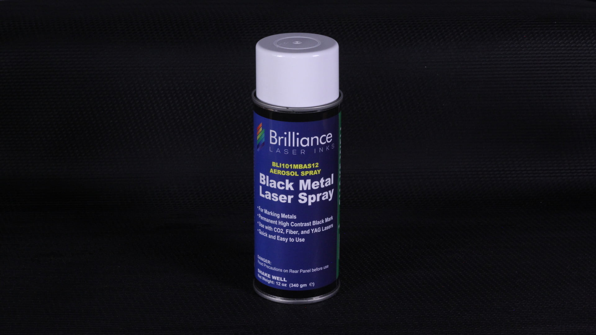 Brilliance black metal marking spray